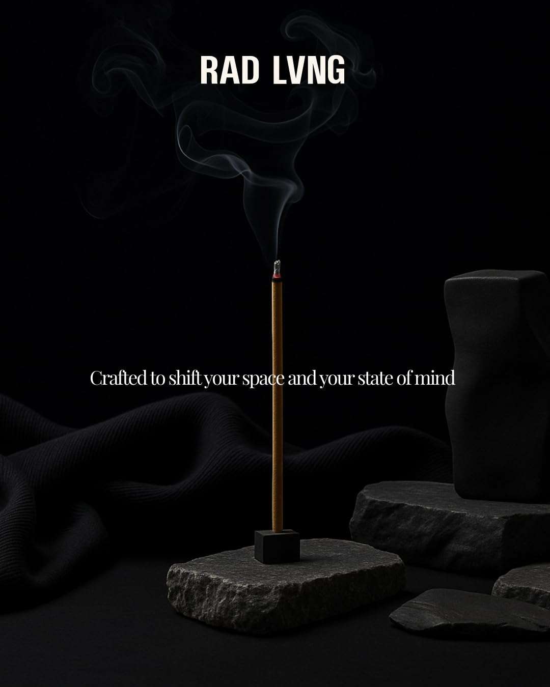 Rad Living Chapter Rose - 30Pcs Fragrant Mood Sticks | Incense Sticks | 65-Minute Slow Burn | Contains Sandalwood, Rose & Gentle Musk | Incense Sticks for Relaxation, Meditation & Daily Rituals 5