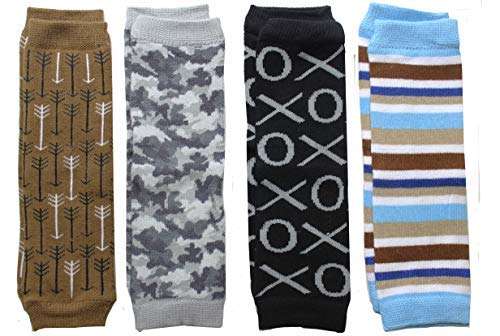 juDanzy newborn 4-pack baby leg warmers (Newborn- 15 pounds) (4 Pack Designs)