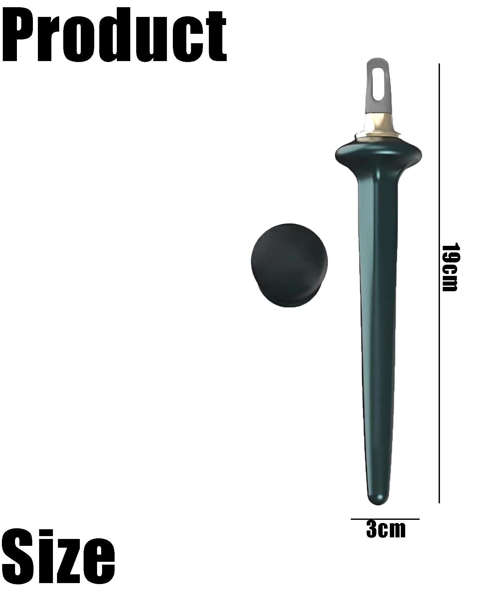 2PCS Eyeliner Brush, Eyeliner Tool Applicator, Smooth and Precise Application, Brushes (Black + Green), Ideal for Daily Makeup and Special Occasions 3