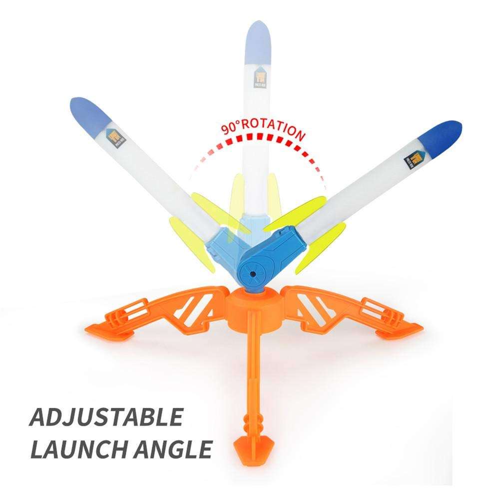 leveraYo Rocket Launcher Kit- with Rocket Tail, Body and Pump DIY Rocket Science Experiment Kit- Space STEM Outdoor Toys Gift for Kids,Teens, Boys & Girls 2