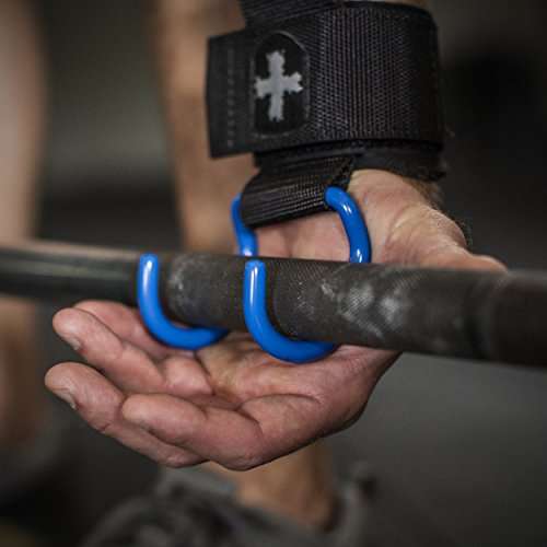 Harbinger Lifting Hooks, Black/Blue 4