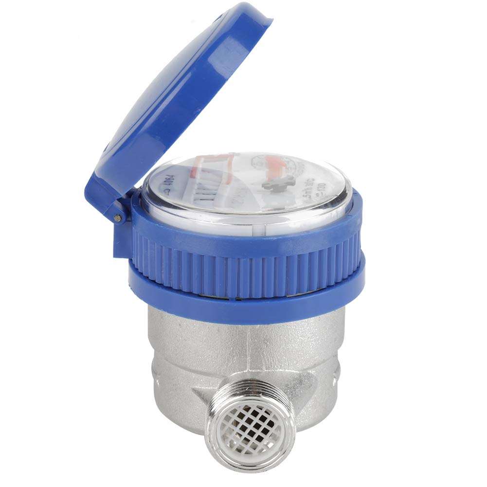 1/2 Inch Cold Water Meter Home Usage 15mm Water Flow Meter for Home Usage with Fittings 5