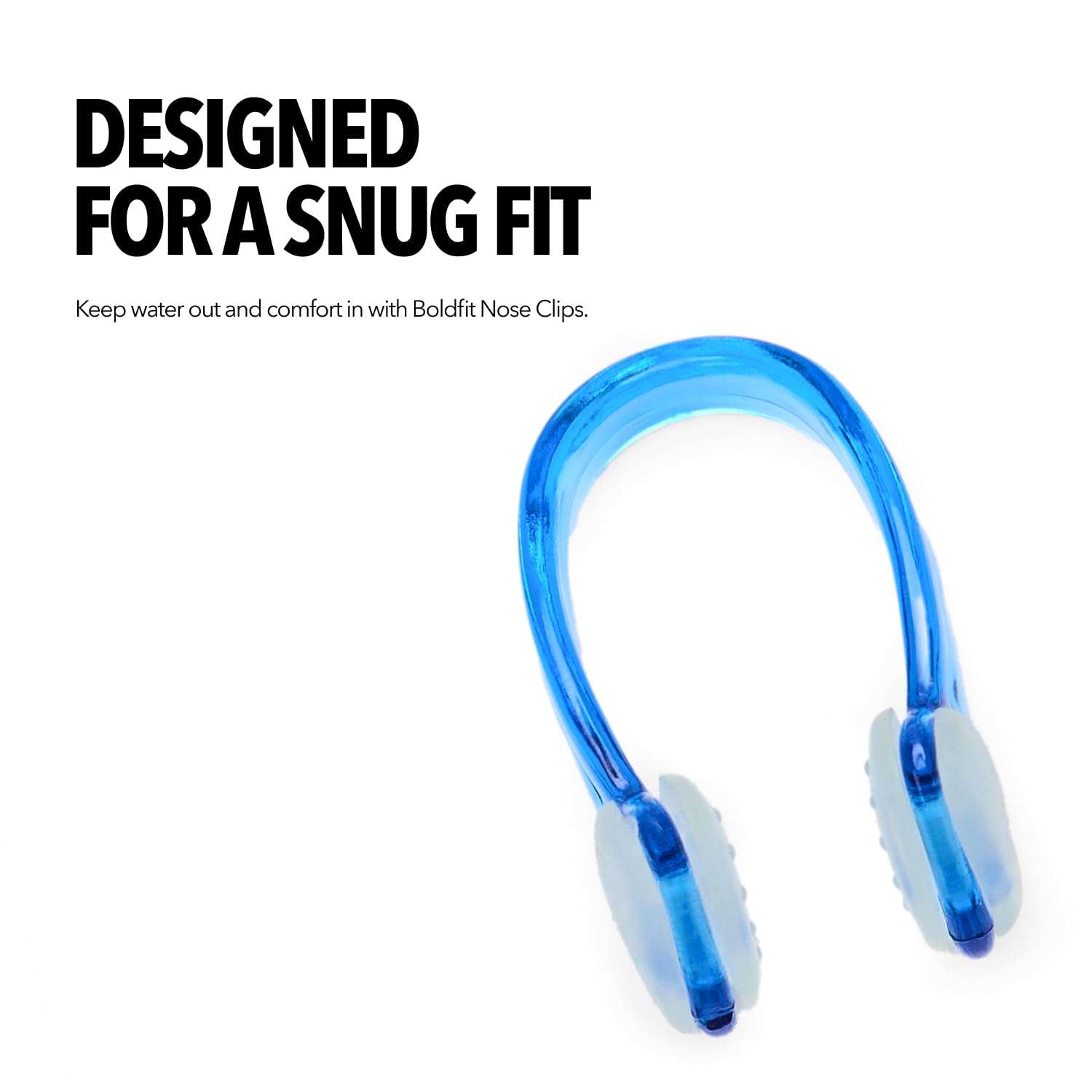 Boldfit Swimming Goggles for Kids, Boys With Adjustable Strap, UV Protection, Antifog Goggles for Swimming Girls Air Tight with Free Ear & Nose Plug - Blue Black 6