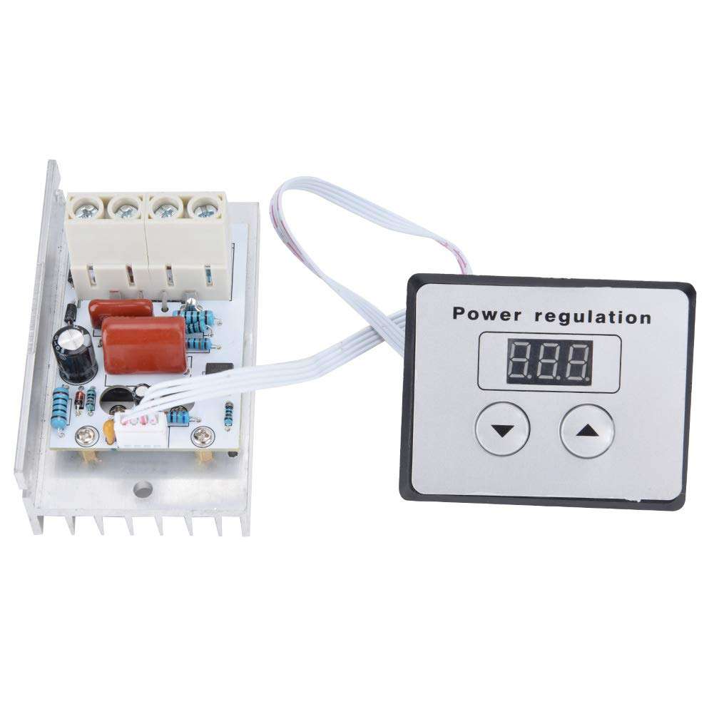 Switch Heat Silicon led 120v,10000W SCR Digital Voltage Regulator Speed Control Dimmer Thermostat AC 220V 80A 2