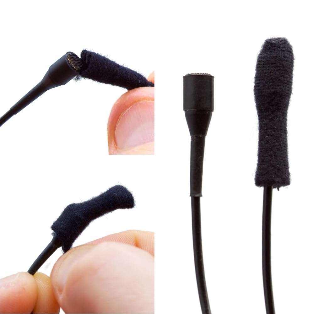 URSA Soft Sleeves - Reusable, Low Profile Sleeves for Hiding LAV Mics (6mm) (Black) 3