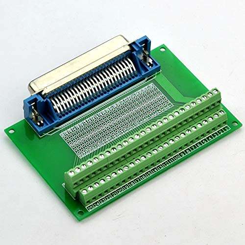 Davitu 50-Pin 0.085" Centronics Male Ribbon Connector Breakout Board. 5