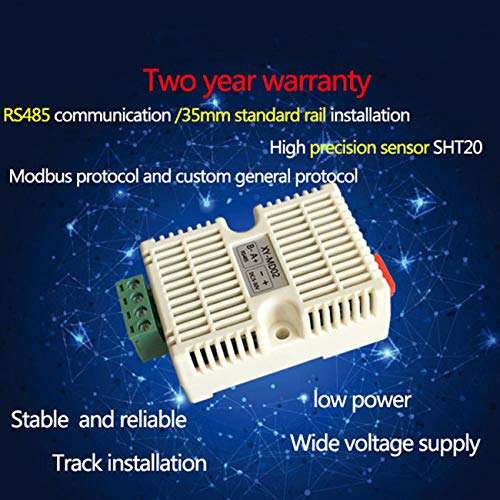 Temperature & Humidity Transmitter SHT20 Sensor High Precision Monitoring Modbus RS485 Dec12 Dropship 2