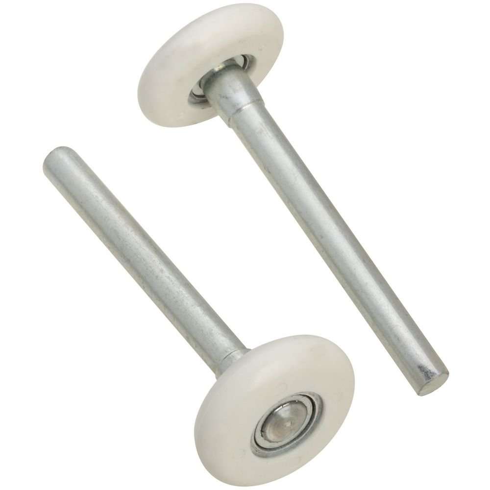 National Hardware N280-123 V7605 Standard Rollers in Zinc plated, 2 pack,1-3/4" roller, 4-1/2" stem, 7/16" shaft