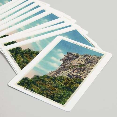 Lantern Press New Hampshire, Franconia Notch State Park View of The Old Man of The MTS (52 Playing Cards, Poker Size Card Deck with Jokers) 5