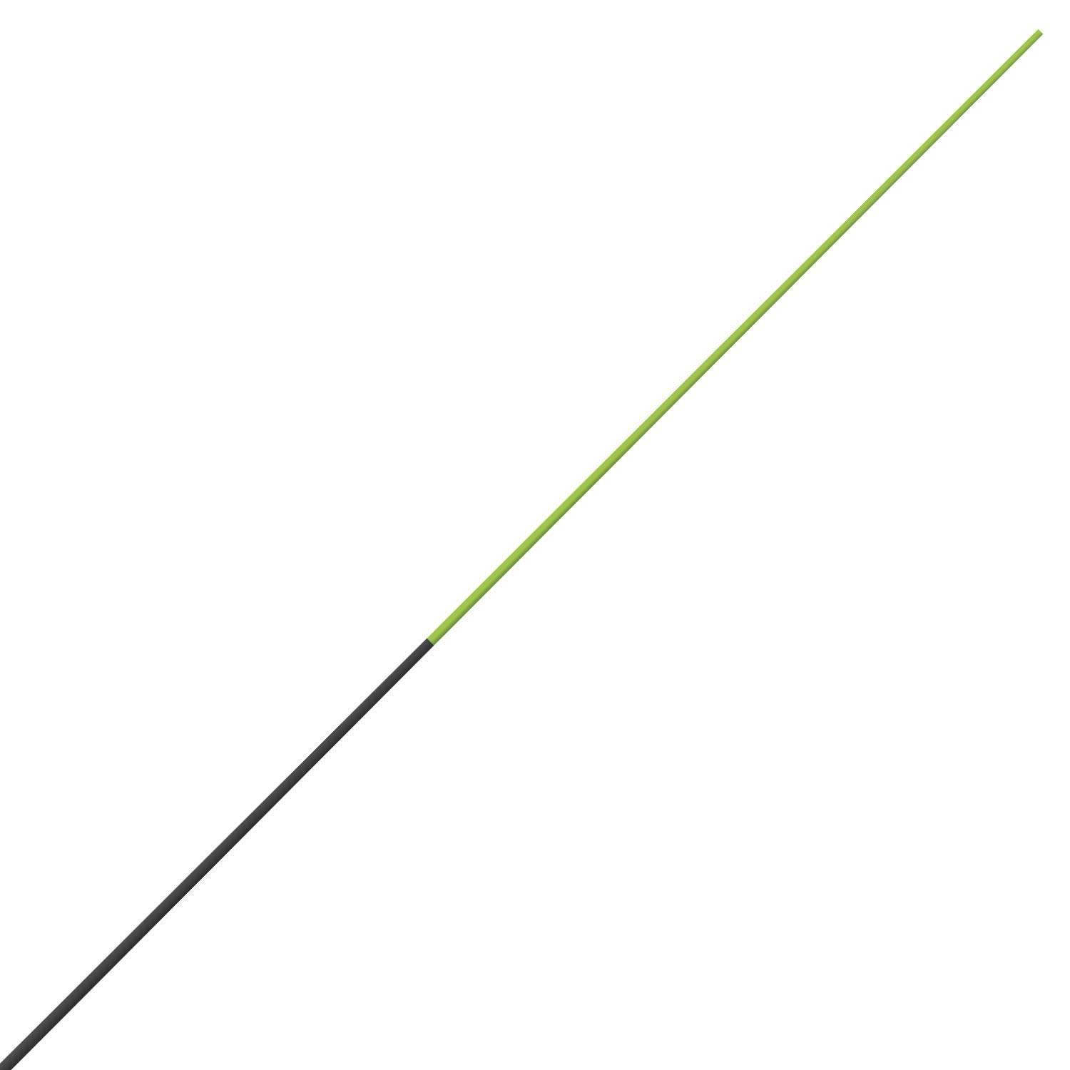MHX 26" Ultralight Power Noodle Fiberglass Ice Rod Blank - FIB-26UL-MHX 1