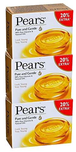 Pears Pure and Gentle Soap Ritika with Natural Oils, 125g (Pack of 3) 3