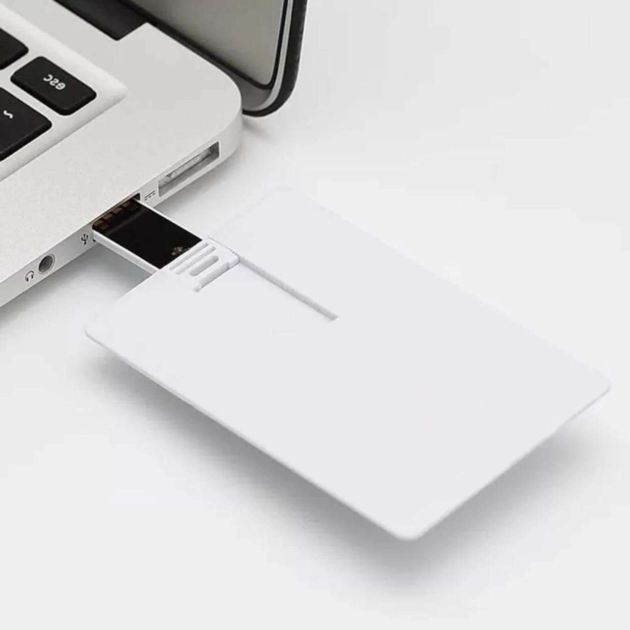 Sonsky Credit Card Shape Simple Pendrive for Data Storage| USB Flash Drive | White (16GB) 4