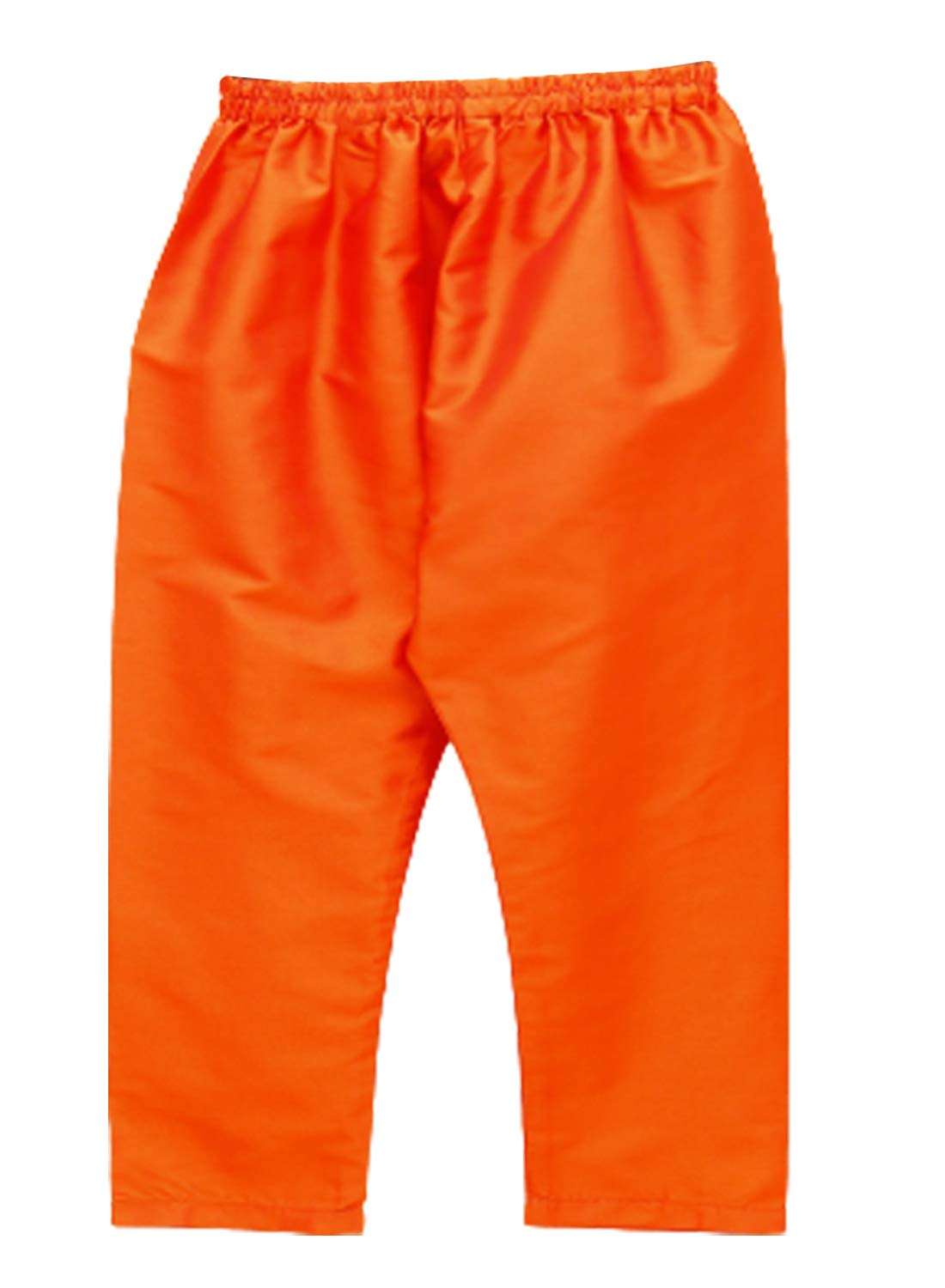 A.T.U.N. All Things Uber nice Boy's Solid Regular Pyjama Jacket Set (BJKP_Orange-Black 13-14 Years) 4