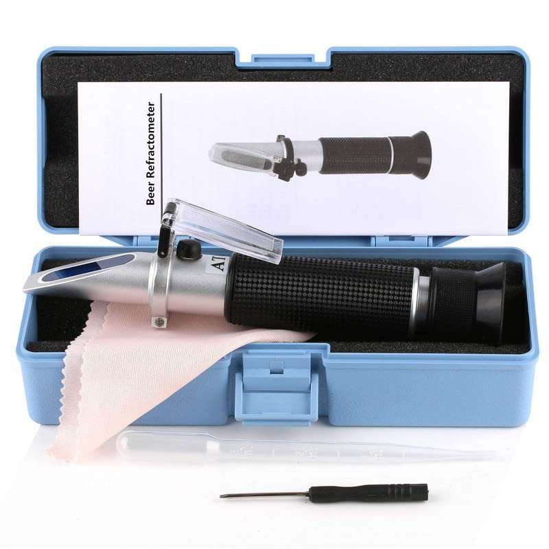 Erma Labsoul Hand Refractometer with ATC for Wine or Beer range 0-32% Brix with 0.2% Fruit Sugar Refractometer and Cutting fluid Refractometer and Emulsion Refractometers by 11 1