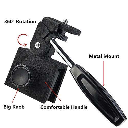Jnrtifow Car Window Mount with Cell Phone Tripod Mount for Smartphone Camera Telescopes, Spotting Scopes, Binoculars, Night Vision Devices 2
