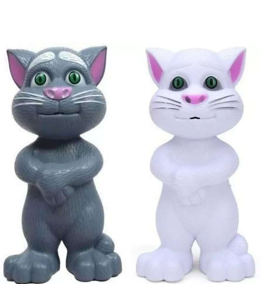 Musical Talking Toy cat Set of 2_ WG1001