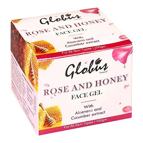 Globus Naturals Rose and Honey Face Gel, 100 g 1