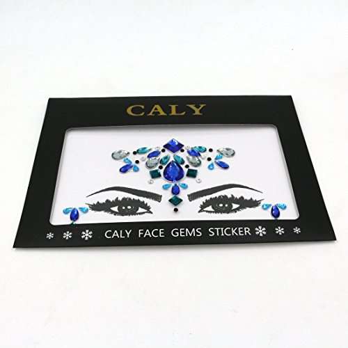 Caly CB-1002 Long Lasting Waterproof Face Gems Body Jewels Stickers for Carnival 2