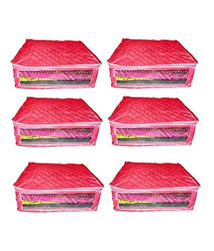 Atorakushon 6 Saree Sari Cover Dress Protection Cover Suit Kurti Suit Shirt Trouser Dupatta Bedsheet Pillow Cover 1