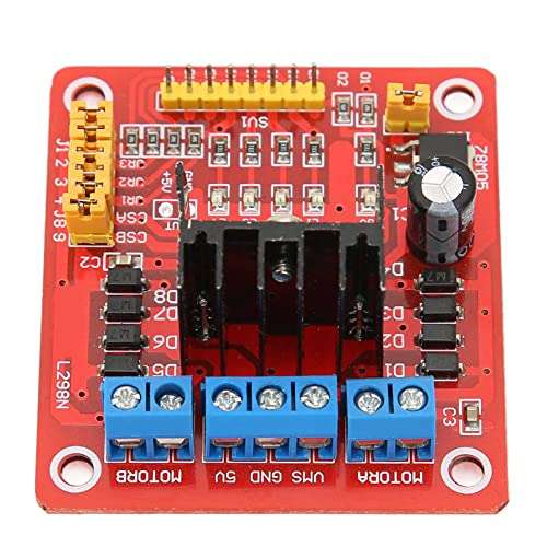 H Bridge Motor Driver, Motor Driver Module, L298N H Bridge DC Stepper Motor Driver Module Motor Controller Board, Electric Motor Controls 4