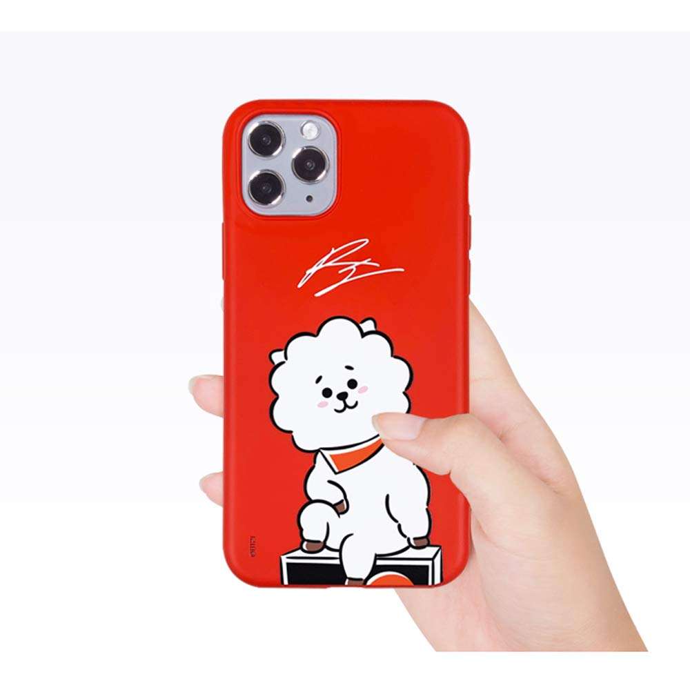 BT21 Official Hang Out Cutie Color Soft Phone Case for iPhone 11/iPhone 11 Pro/iPhone 11 Pro Max/iPhone Xs MAX/XR/XS/X/8+/7+/8/7/6+/6 5