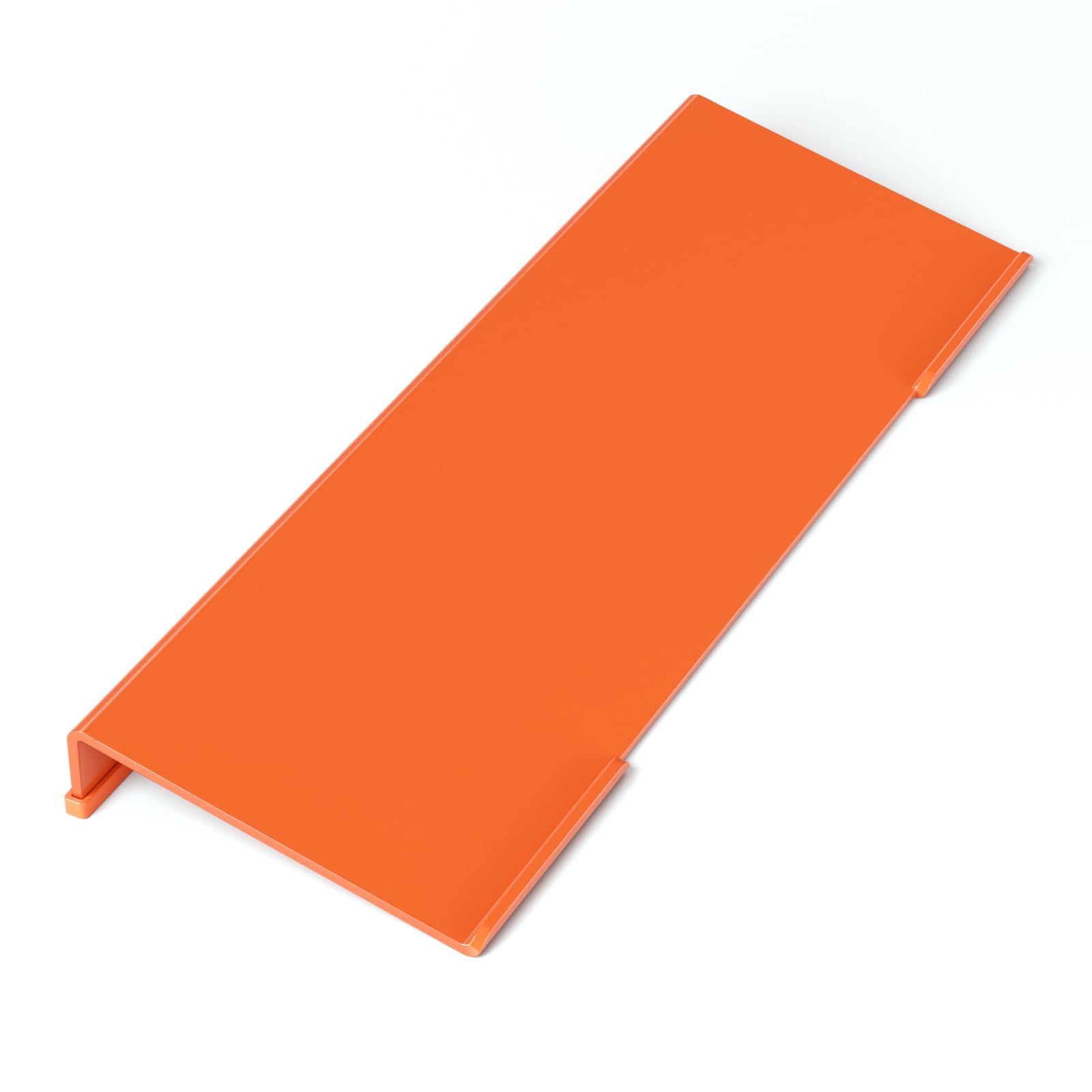 BOSSCASA Computer Keyboard Stand Holder - Ergonomic Acrylic Keyboard Stand for Desktop Comfortable Keyboard Tray Riser with Silicone Anti-Slip Strip for Home School Office Desk Accessory, Orange 1