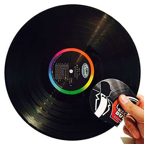 The Record Butler 2-Pack Anti Static Record Cleaner & Handler. Soft Fleece Cradles Your Records Eliminating Dirty Fingers from Touching The Vinyl. 3