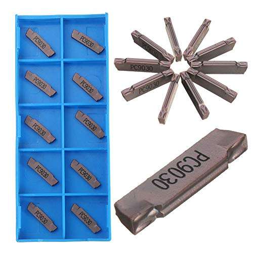 LOadSEcr's Home Improvement Tools, 10Pcs MGMN200 LDA Grooving Parting Carbide Inserts Cutting for CNC Lathe Multi Hand Tools 1