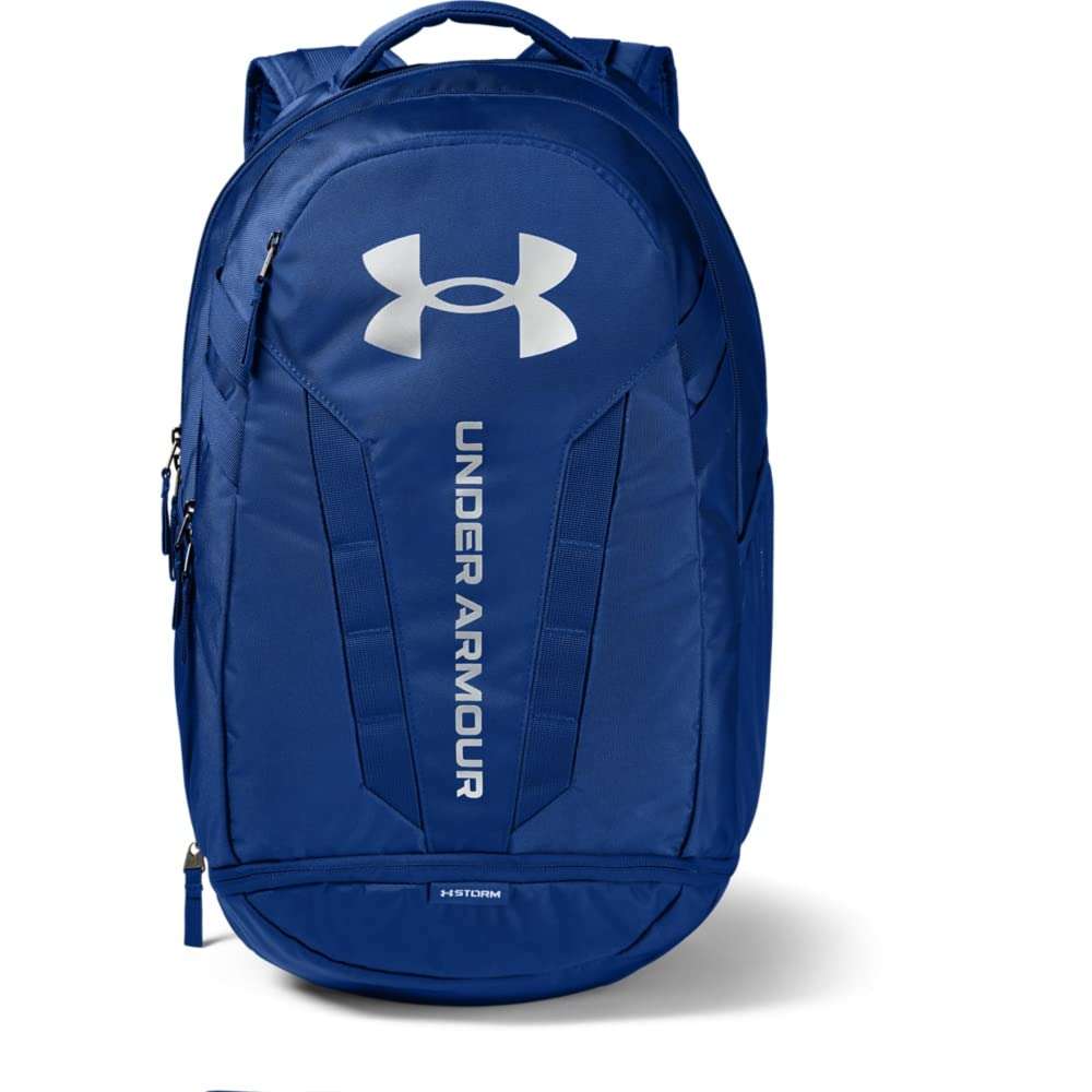 Under Armour Hustle Backpack, Royal (400)/Silver, One Size Fits All 1