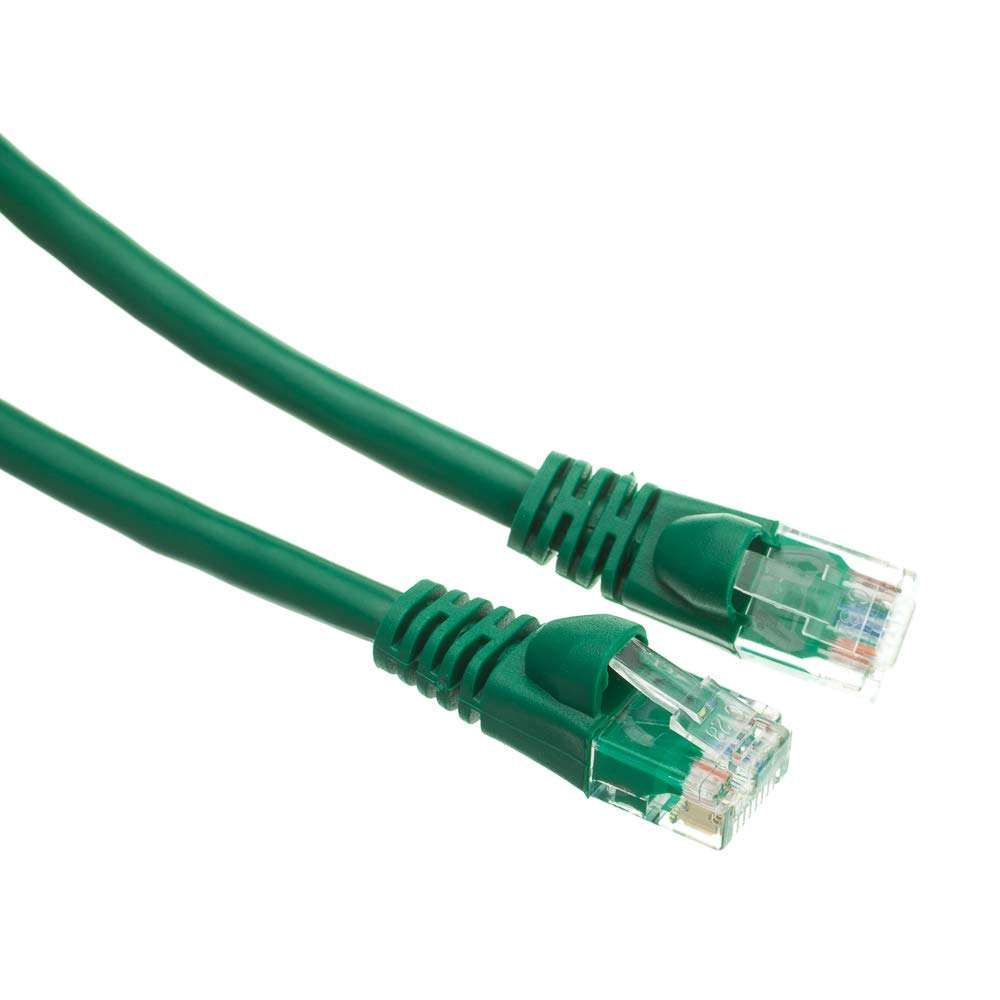 Cable Central LLC Cat 6 Ethernet Cable 20 Feet (20 Pack) Green - UTP Booted - High Speed Internet Patch Cord with RJ45 Connector, 20 Ft Computer Network Cable 3