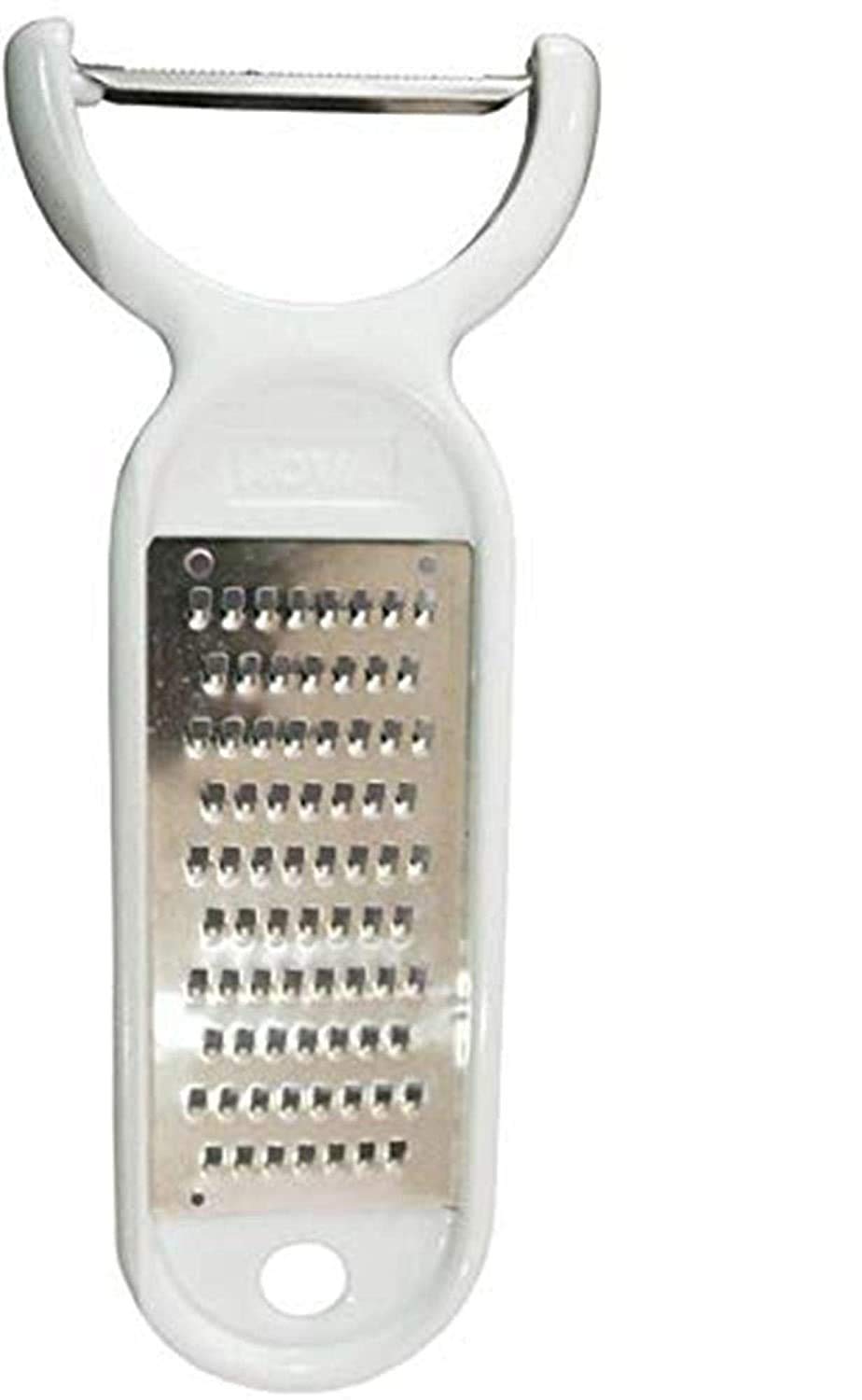 2in1 Cheese Grater Cum Peeler Deluxe, Peeler and Cheese Grater Stainless Steel 2-in-1 Cheese Grater with Peeler (Colour May Vary)