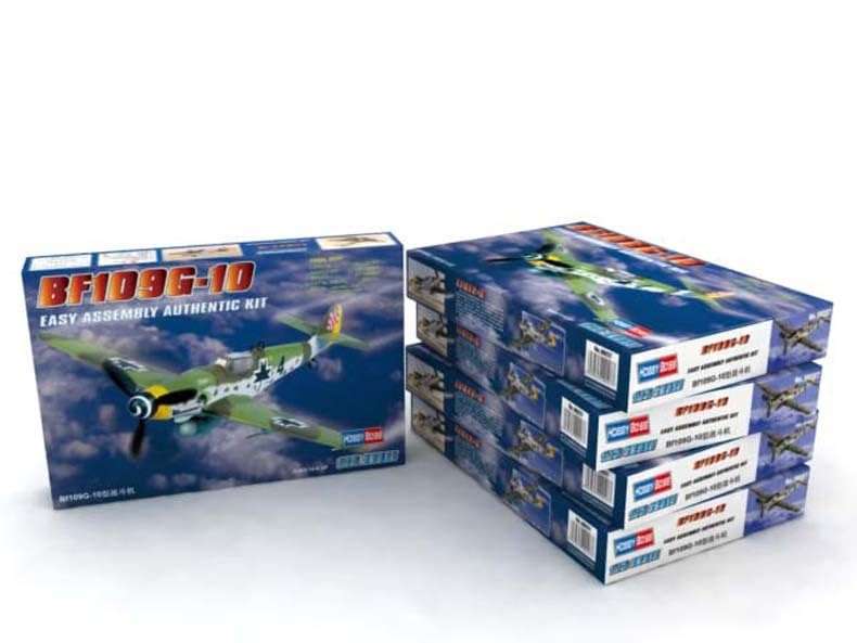 Hobby Boss Bf 109G-10 Airplane Model Building Kit, 1/72 Scale 2