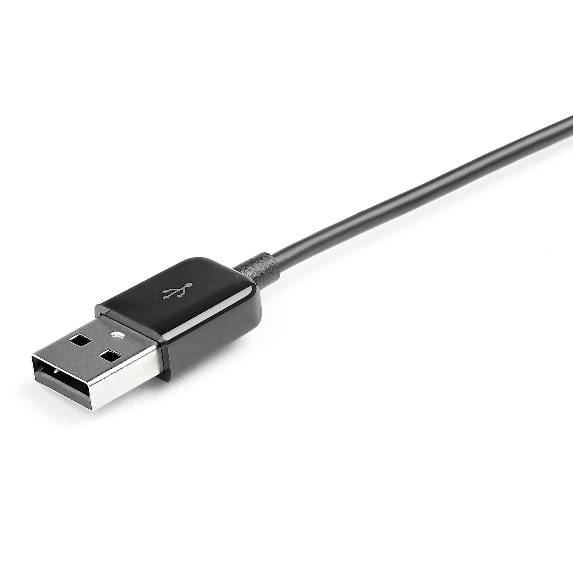 StarTech.com 2m (6ft) HDMI to DisplayPort Cable 4K 30Hz - Active HDMI 1.4 to DP 1.2 Adapter Converter Cable with Audio - USB Powered - Mac & Windows - HDMI Laptop to DP Monitor - Male/Male (HD2DPMM2M) 4