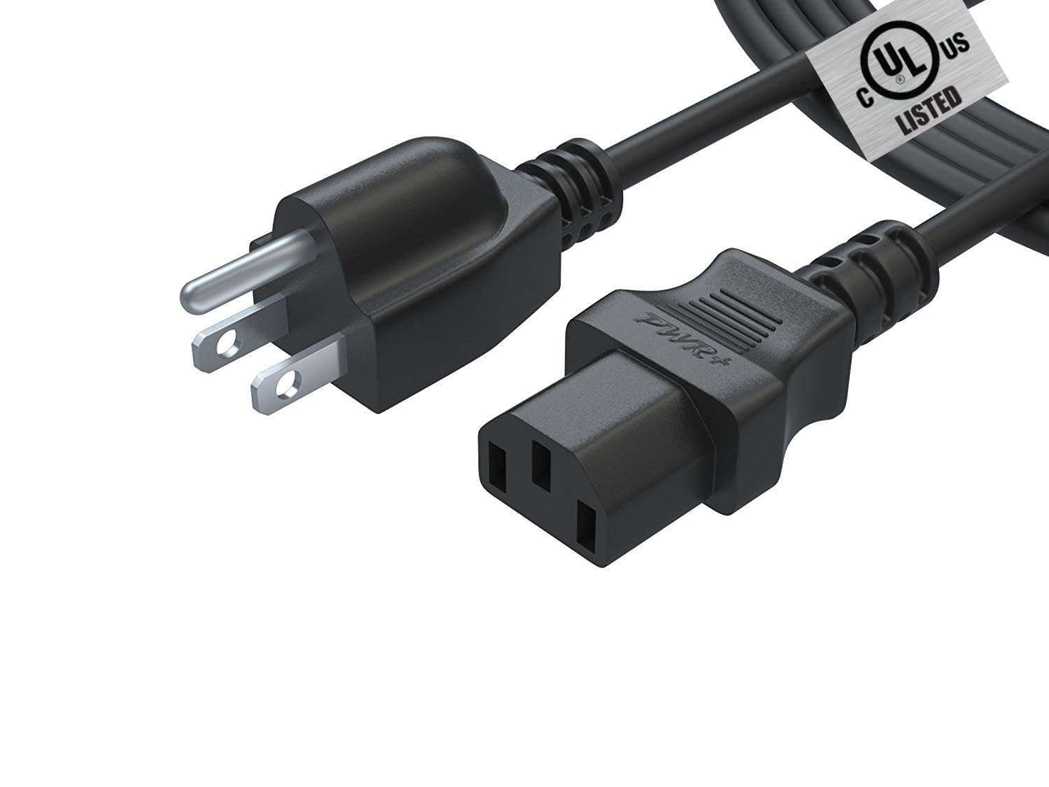 UL Listed Heavy-Duty Fast Charging Cable for Jackery Explorer, Ecoflow Delta/River, Bluetti, Anker Power Station Charger, ION Block Job Rocker Monster Speaker Guitar Amp Amplifier Power Cord 1