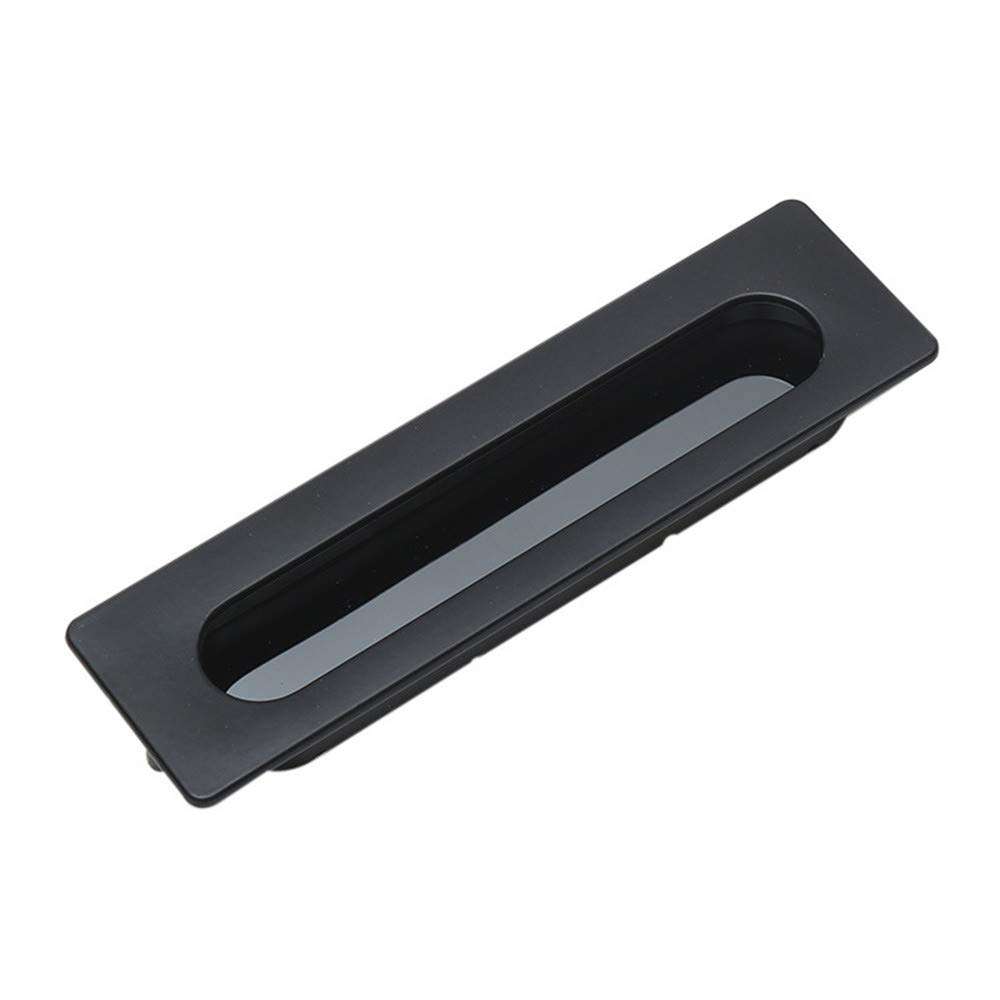 LLDKA Furniture Handles Oval Drawer Handles Stainless Steel Flush Sliding Door Handles 2PCS,L 1