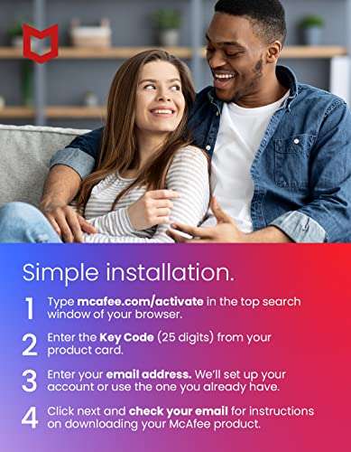 [Old Version] McAfee AntiVirus Protection 2022 | 1 PC (Windows)| Antivirus Protection, Internet Security Software | 1 Year Subscription | Download Code 6
