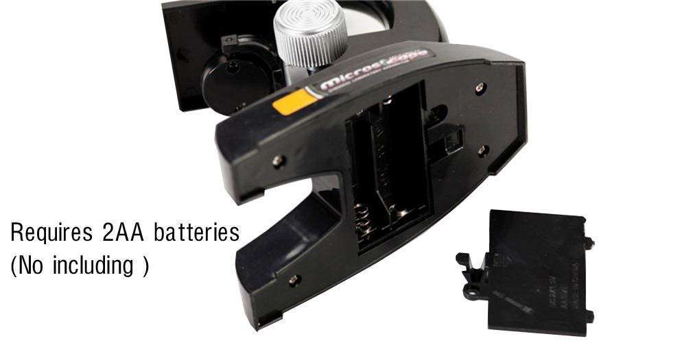 HS Enterprise Science Kits with Slides Educational Beginner Microscope Kit with LED 100X 400X and 1200X Magnification for Kids Students (Microscope) 4