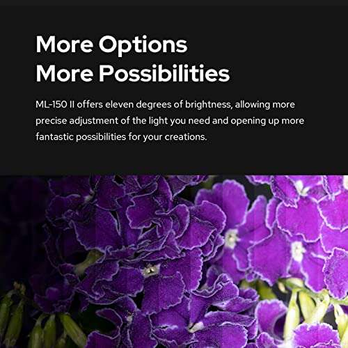 Godox ML-150II Macro Ring Flash Light GN12 with 8 Lens Adapter Rings for Canon Nikon Pentax Olympus DSLR Cameras 5