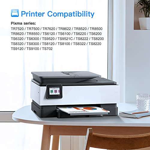LxTek Compatible Ink Cartridge Replacement for Canon PGI-280XXL CLI-281XXL PGI 280 XXL CLI 281 XXL to Compatible with TR8520 TS8322 TS9120 TS6220 TS9520 TS8220 TS9521C TS6120 TS8120 (5-Pack) 2