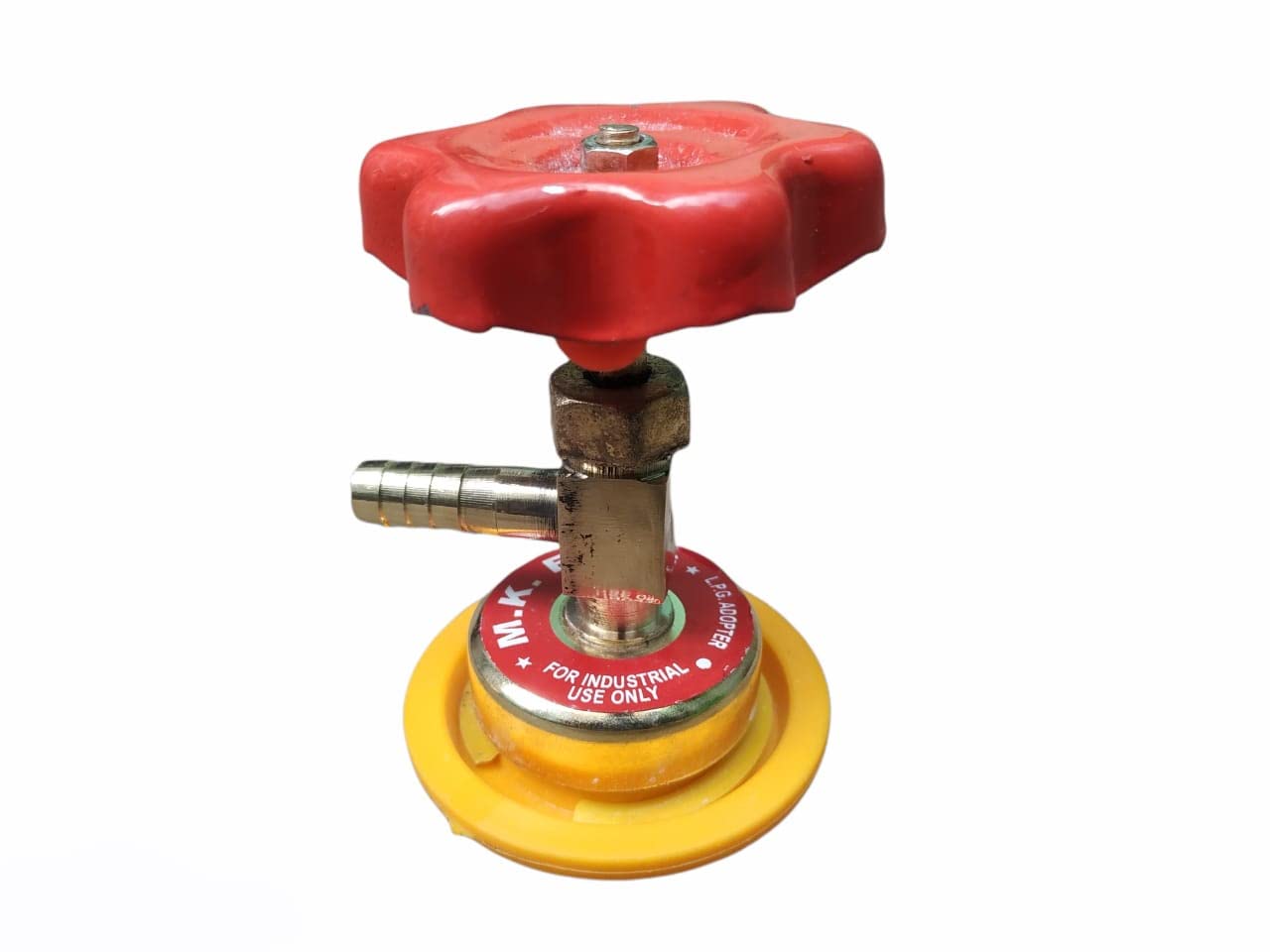 A S LPG Cylinder High Pressure Heavy pital/Brass Body Gas Adapter for Commercial Gas Stove Bhatti. ONLY Commercial USE 1