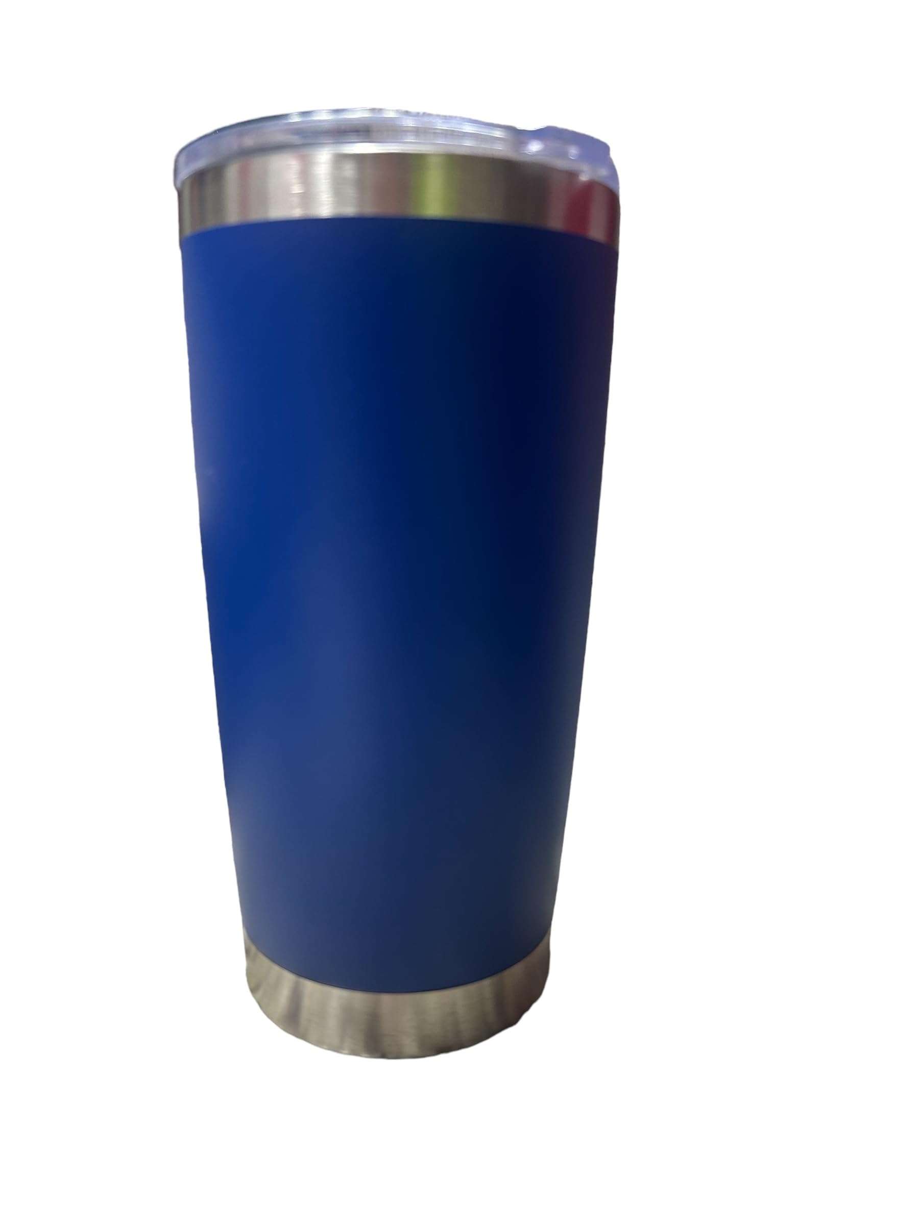 Generic 20 oz Stainless Steel Tumbler Powder Coated with Slide lid in Royal Blue 1
