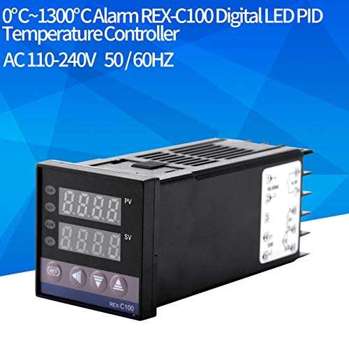 Temperature Controller Intelligent 0℃~1300℃ Alarm Thermostat Switch for Electric Power with K Thermocouple Sensor 6