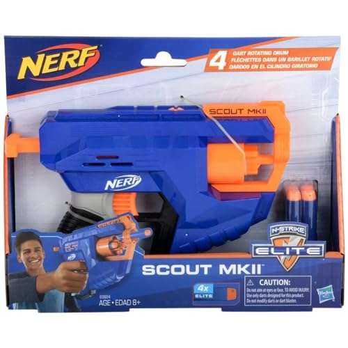 Nerf N-Strike Elite Scout MKII Blaster, For Kids Ages 8 and Up (Multicolour) 5