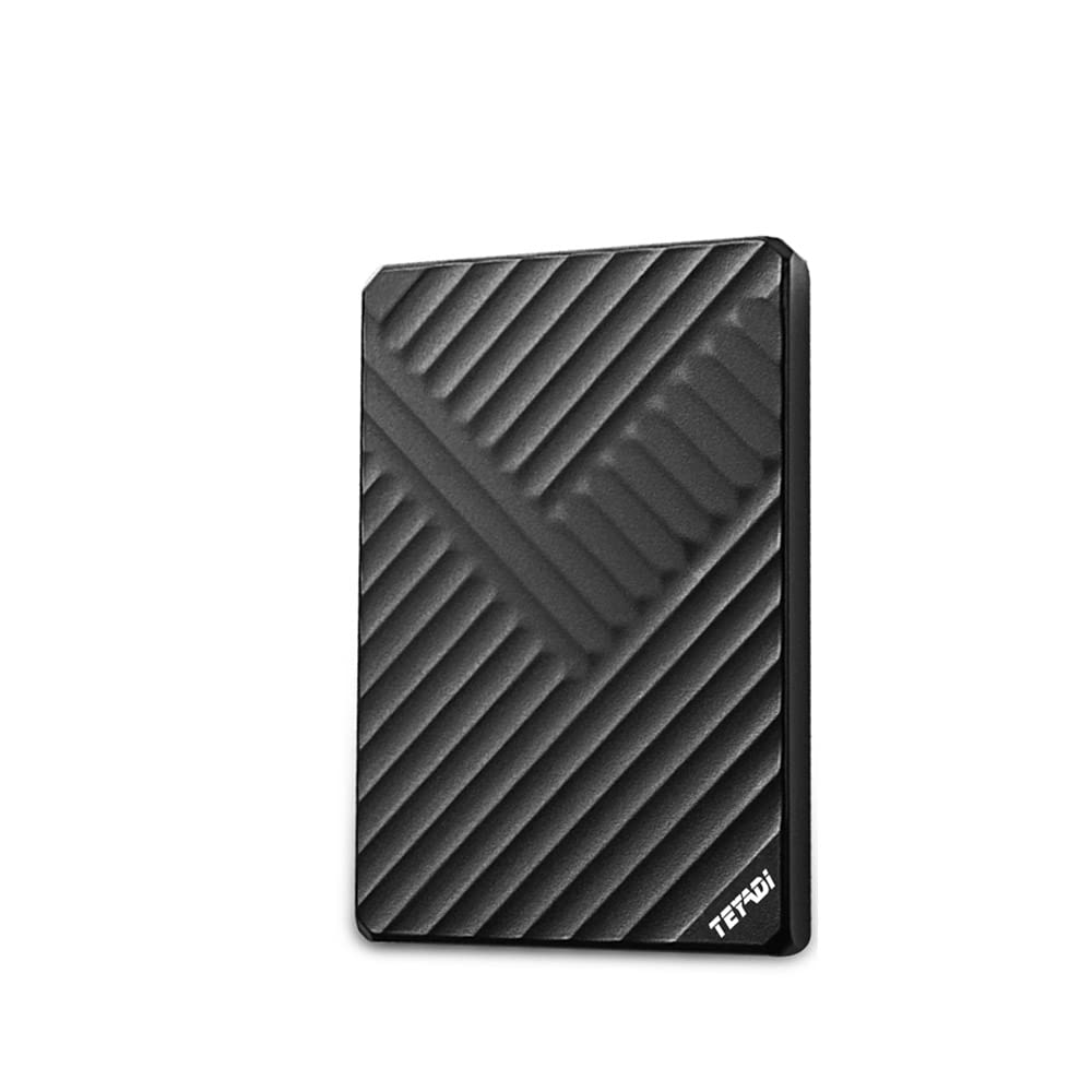 TEYADI External Hard Drive 500GB Ultra Slim Portable Hard Drive USB 3.0 Super Fast Transfer Speed, HDD Storage Compatible PC,Apple Mac, Smart tv,PS4
