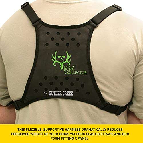 Butler Creek Bone Collector Edition Deluxe Bino Caddy Binocular Harness, Black 2