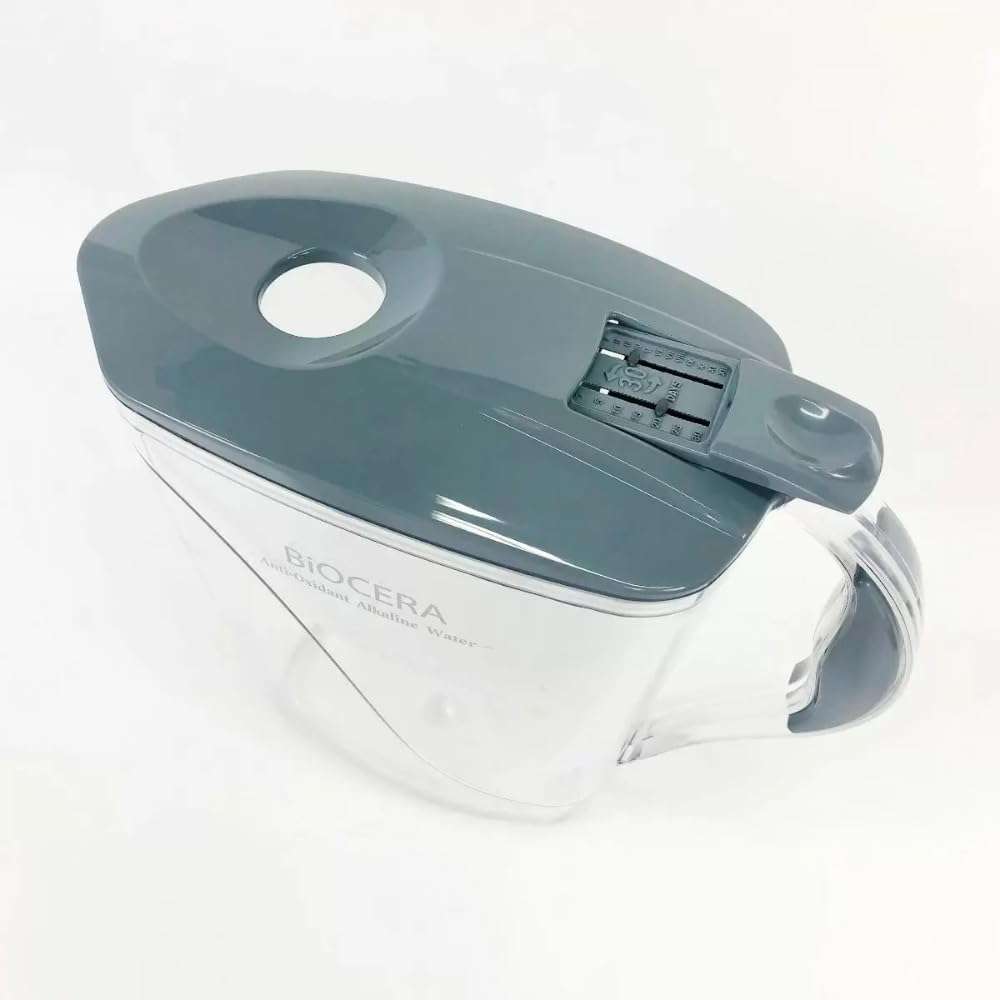 BIOCERA Alkaline Anti-Oxidant Jug Filter (Includes 1 Cartridge - Lasts 4000 liters) 6