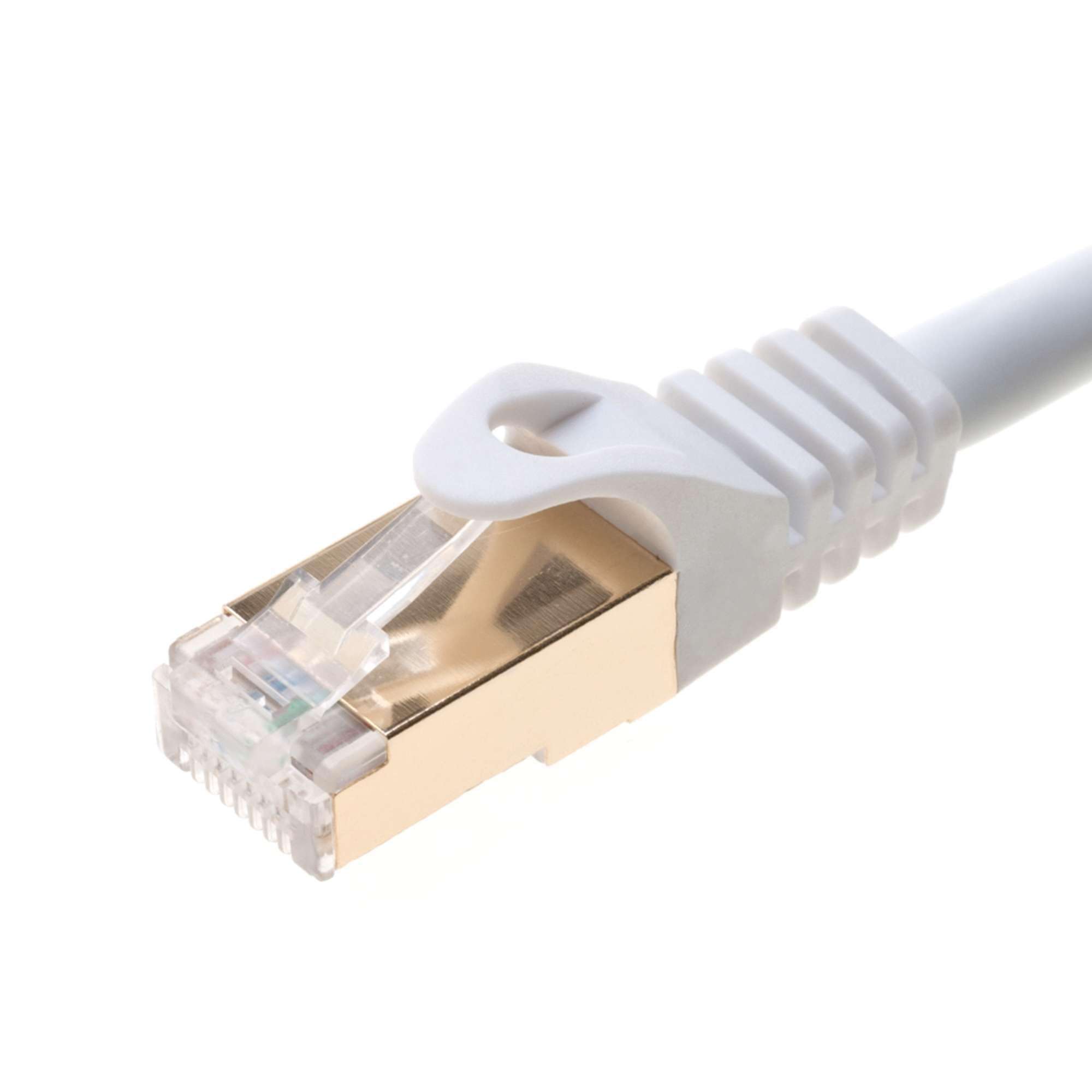 Cables Direct Online 20FT S/FTP Cat7 Copper Network Ethernet Patch Cable, Internet Wire, Compatible with PC, Laptop, Modem, Router, TVs, Printer Cord, Consoles for Home and Office (20ft, White) 3