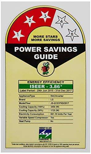 LG 1 Ton 3 Star Inverter Split AC (JS-Q12CPXD, White) 5