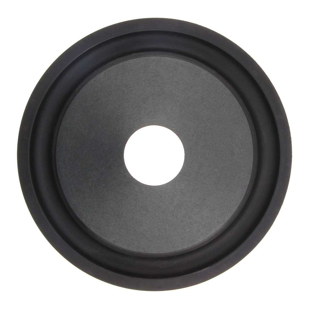 Fielect 5 inches Paper Speaker Cone Subwoofer Cones Drum Paper 1 inches Inner Diameter with Rubber Surround 1Pcs 1