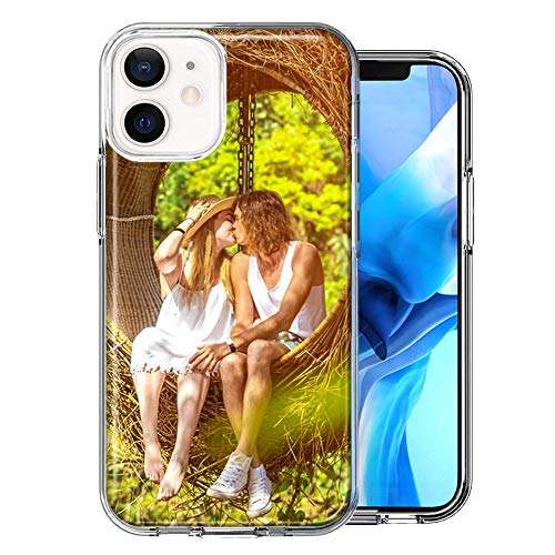 Personalized Dual Layered Photo Phone case for Apple iPhone 12 Mini 5.4"- Create Your Own Custom Case 3